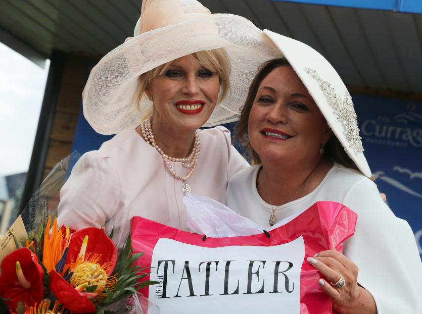 Joanna Lumley and Norah Casey
