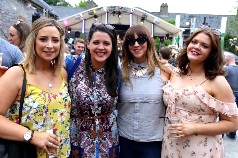 Zoe Hyland with sisters Zoe, Christina and Aine McAree