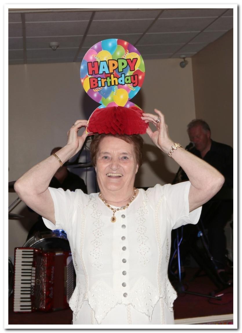 Kathleen wasn't keeping her age under her hat!