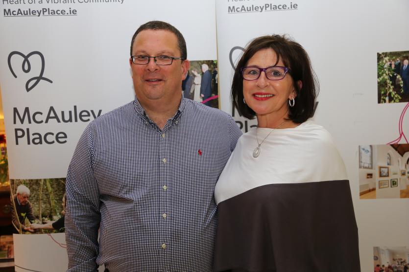 Manager of McAuley Place Mark Hazzard and Philomena Breslin