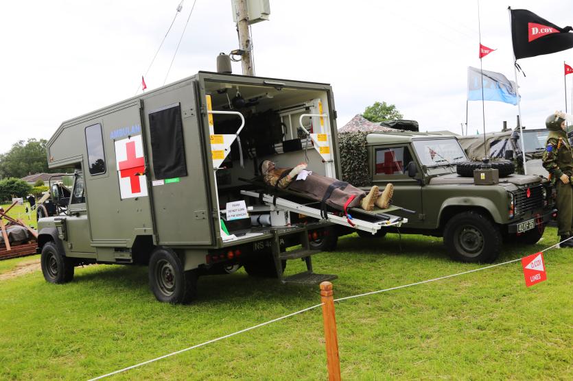 Irish Military Vehicles Group JUNE 25TH 16 Naas Racecourse (1)