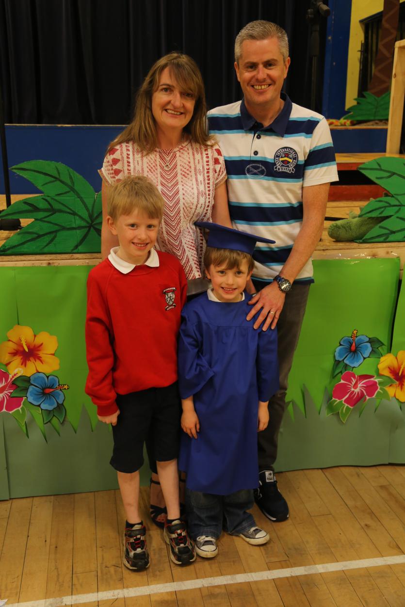 Ciaran, Cathal, Miriam and Derek Doyle