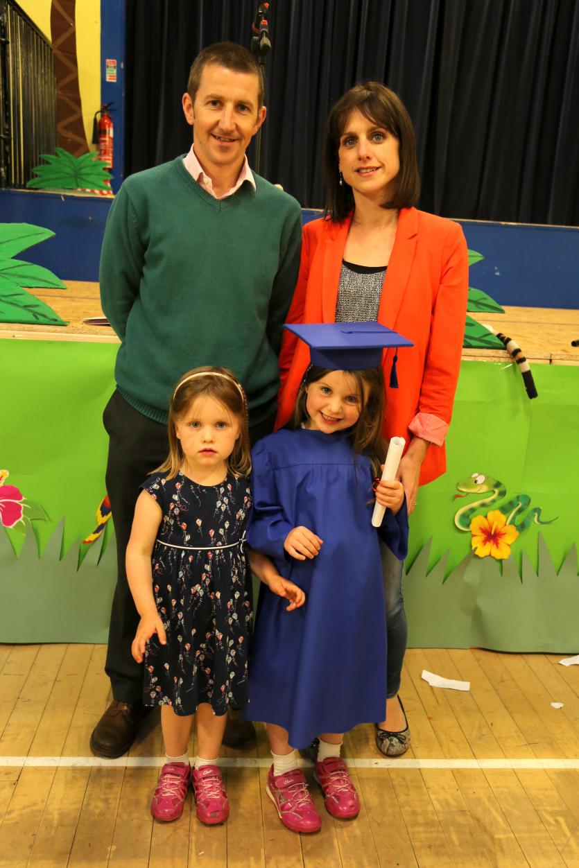 Nora, Alan, Deirdre and Alice Mahon