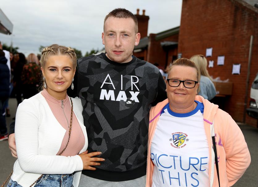 Danielle Moore, Eddie Stynes and Mairead Moore
