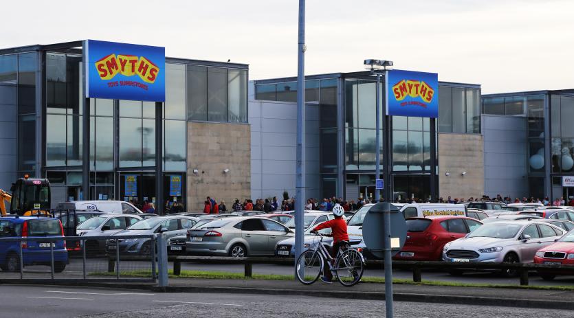 Fire sale at Smyths Toy store, NAAS