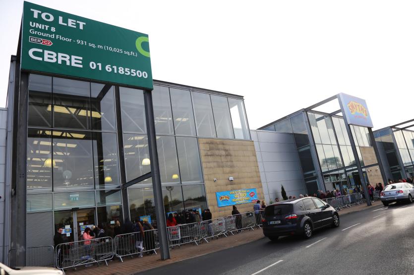 Fire sale at Smyths Toy store, NAAS