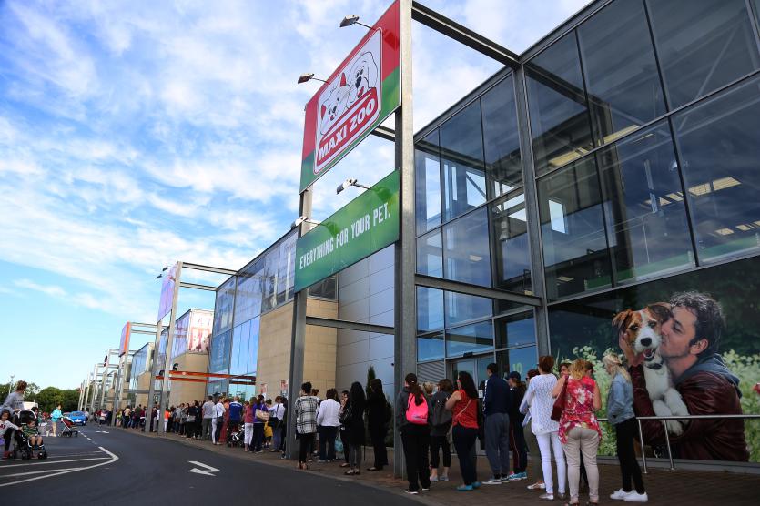 Long Queues at Smyths Toy Store, Naas