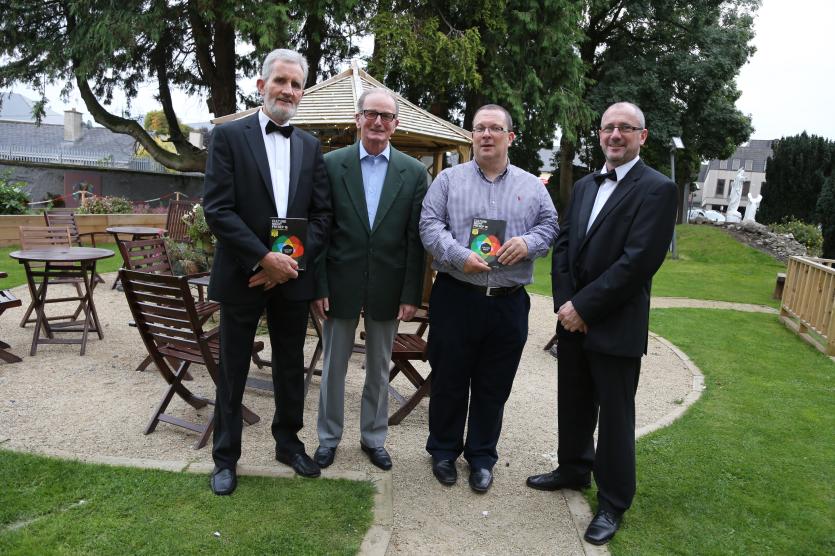 Pat Ryan, Denis Hynes, Mark Hazzard(Manager of McAuley Place) and Pat Ryan