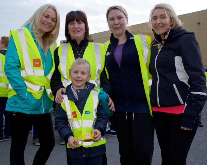 Nicola, Phyllis and Sean Byrne, with Sinead and Annmarie Gorman.