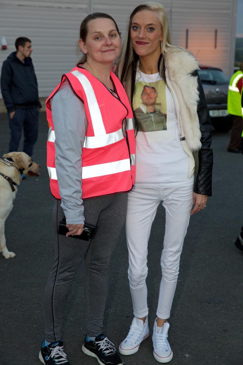 Tara Brady ​ and, Joanne​e​ Murray​,sister of the late Moggie​.