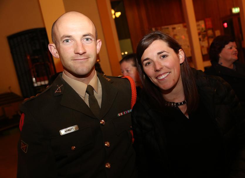 Captain Rory Arnott and Geraldine Mangan