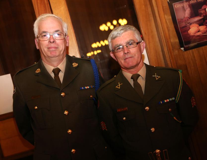 COMDT Mick Moore and SGT Willie Smith