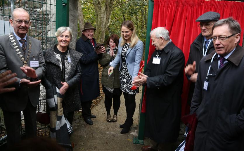 Minister Helen McEntee offically opens the Luisine Gardens at McAuley Place