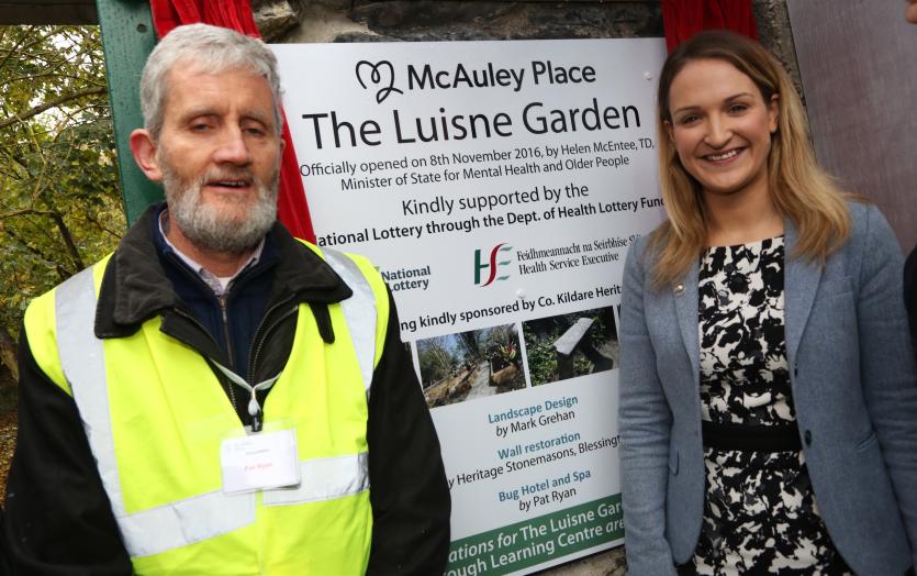 Pat Ryan and Minister Helen McEntee