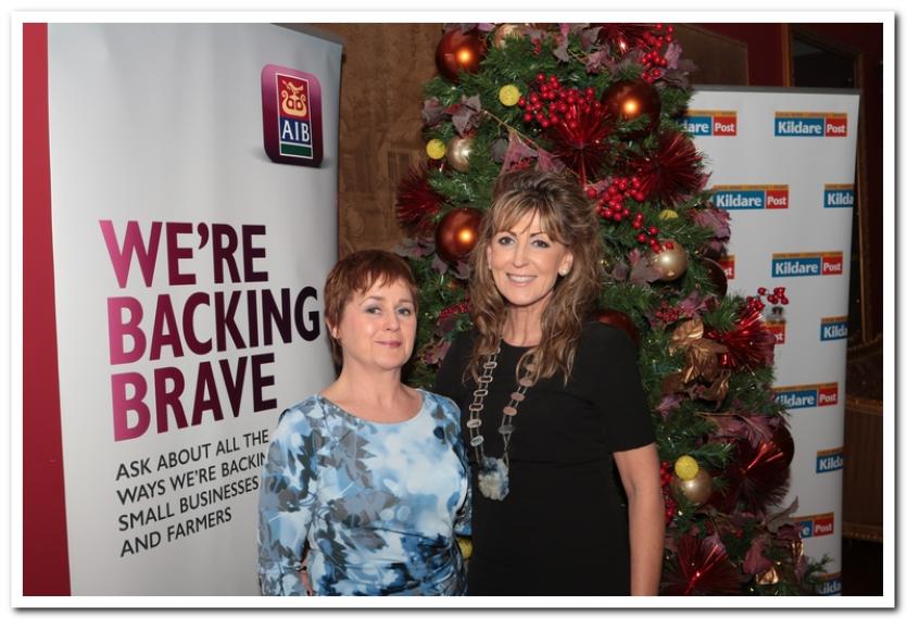 Vivienne Tierney,AIB Naas, with newly-elected President Pauline Forde.