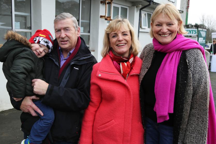 Kieran, Cian and Della McCarthy with Catherine Kenny