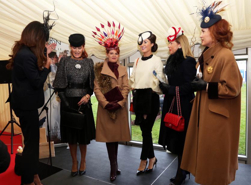 Glenda Gilson interviews the finalists of the best dressed competition