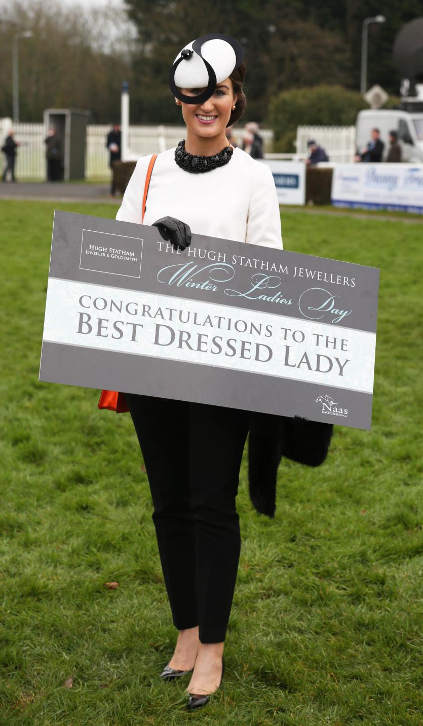 Best Dressed Lady at Naas Races Hannah Crosse