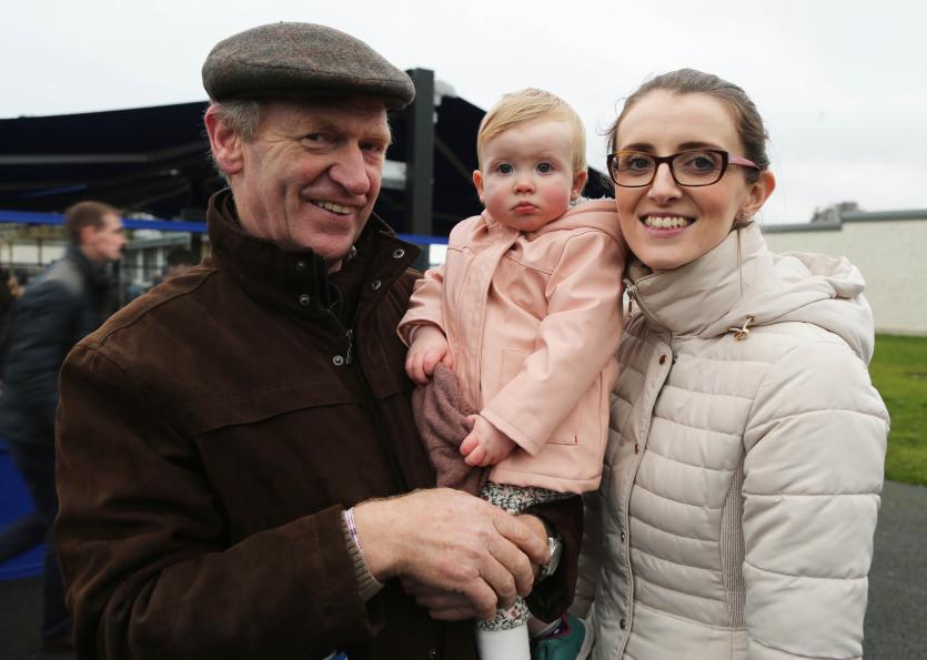 Tom Burke with Saoirse and Niamh Brophy