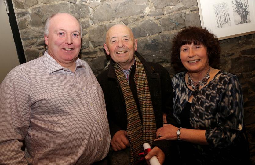 Director Padraic Doyle, Stan Hickey (President Moat Club) and Patsy Goodwin