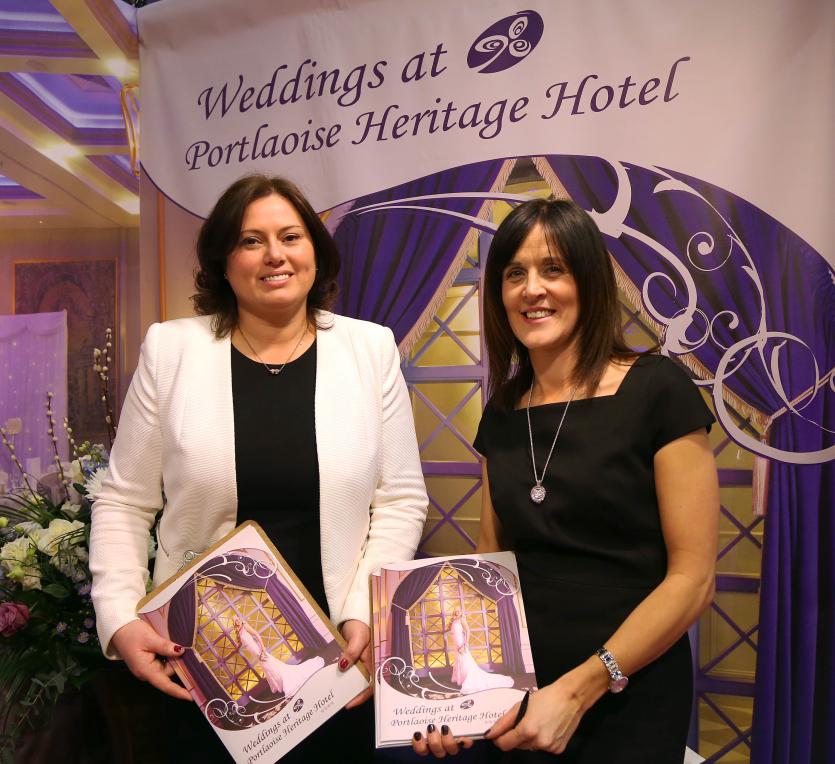 Angela Devitt and Sandra Brennan from the Portlaoise Heritage Hotel