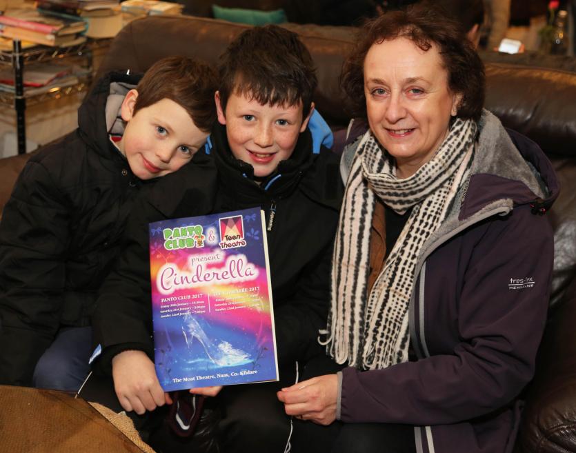 Gavin and Cormac Graham with Mary Harnett