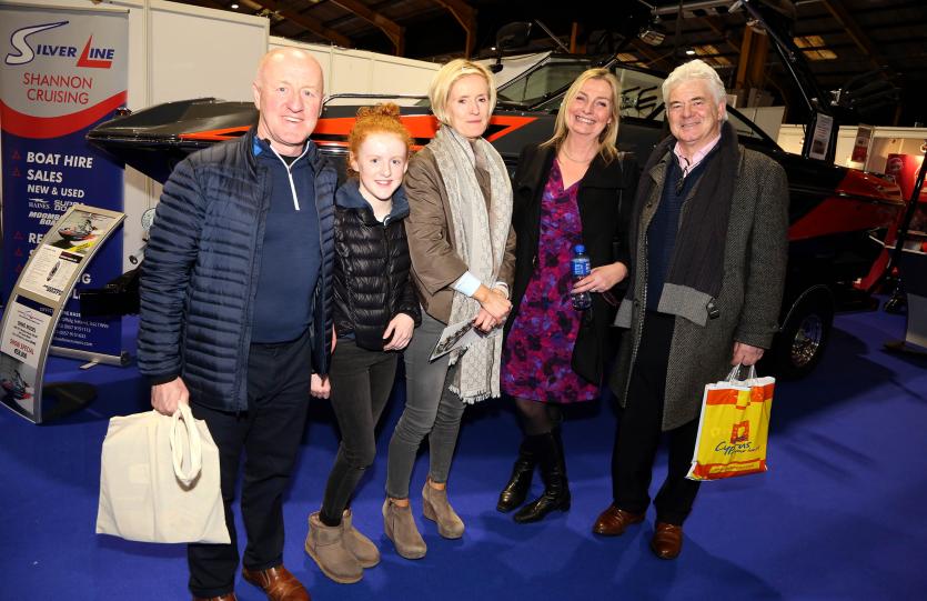 Donal, Rachel and Claire O'Callaghan with Anne Cooke and Hugh Finlay