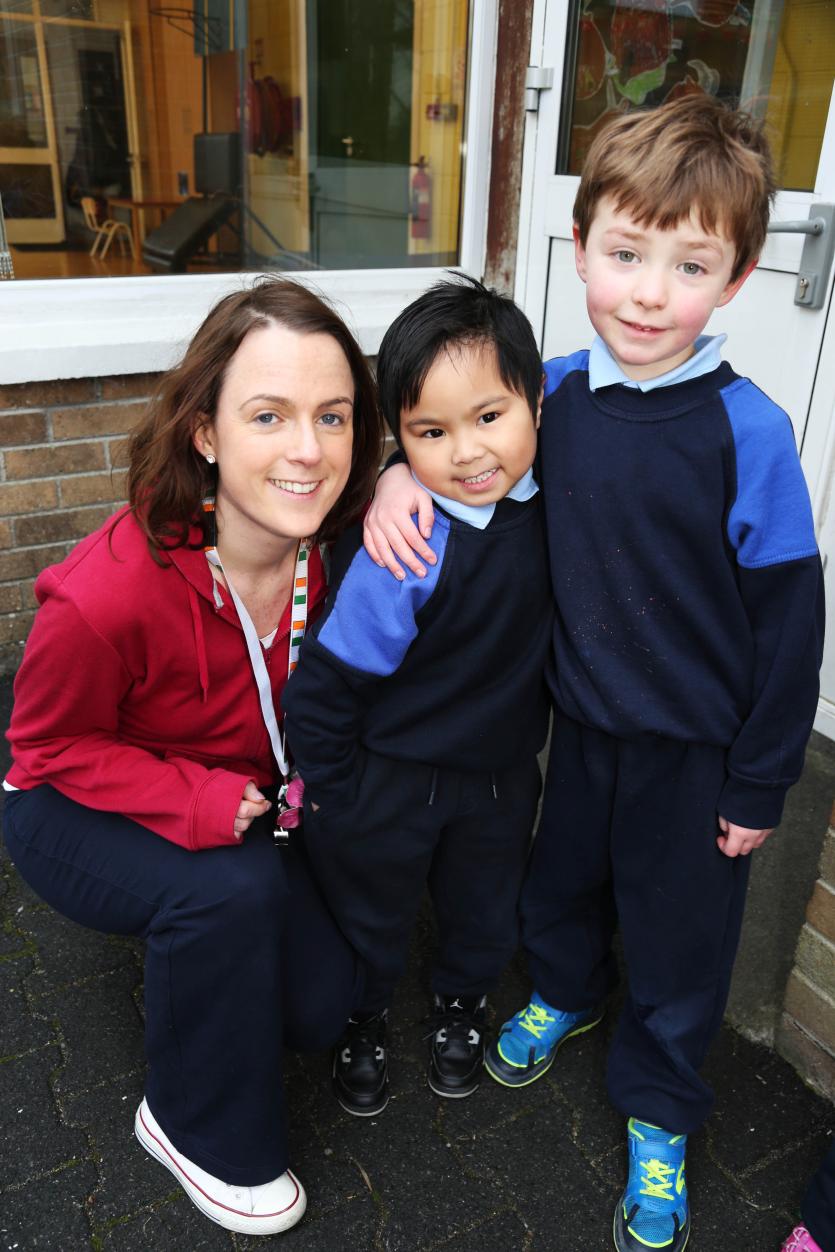 Miss Dempey with Aejay and James