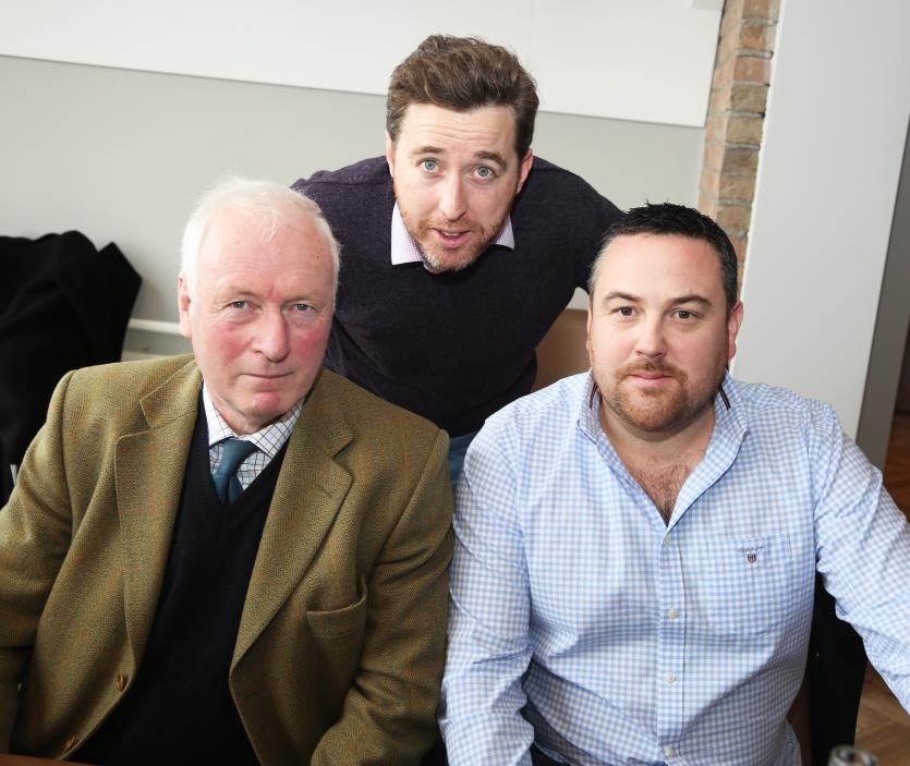 Lorcan and Lloyd O'Rourke with Niall Speirs