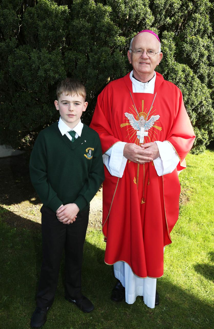 Jack Redmond and Bishop Eamon Walsh