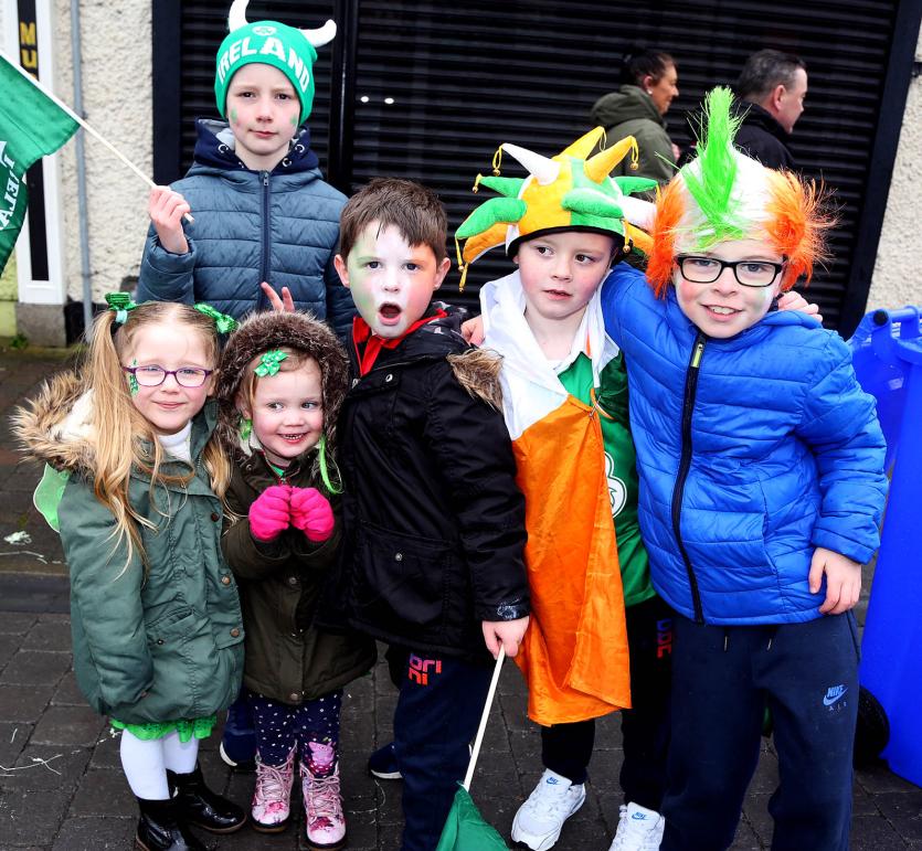 Millie, Conor, Reilly and Darragh Hamilton with Cara and Sean O'Toole