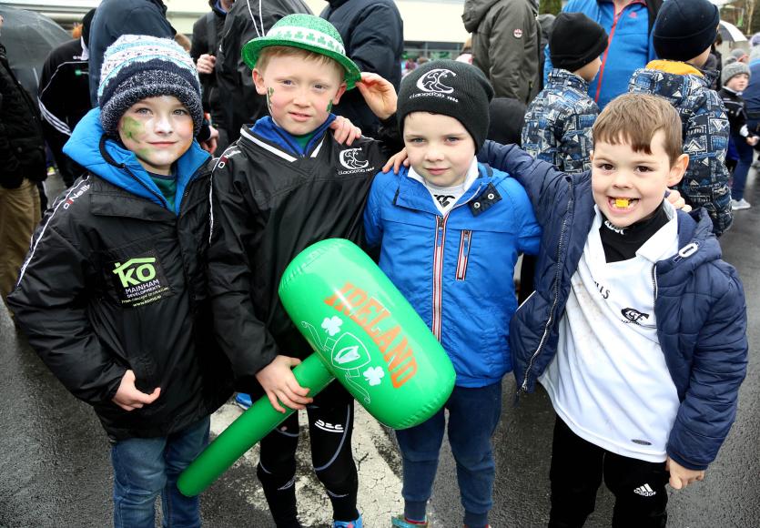 Finn Roche, Andrew McCormack, Cillian Dunne and Sean Reilly from Clane GAA