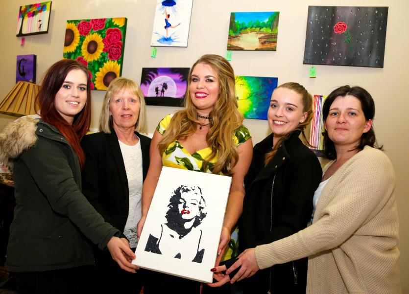 Sue Kelly with her family Emma, Mary, Lisa and Anita