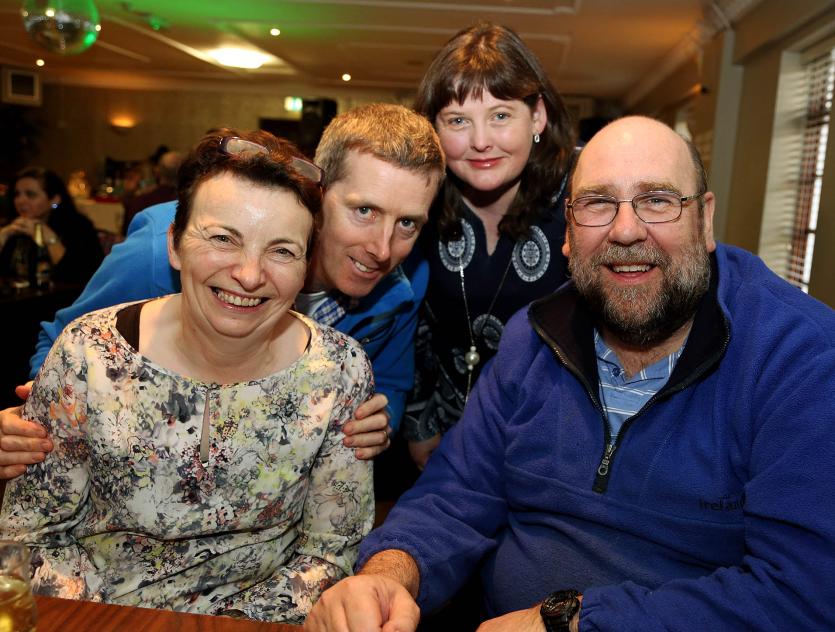 Bernie and Derek O'Connor with Ann and Paul Duignan