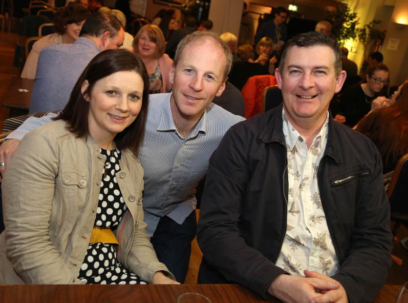 Emer and Barry McGann with John Murray
