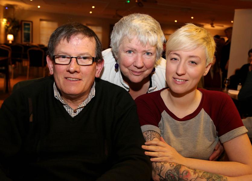 John Burke, Margaret Delaney and Amanda Delaney