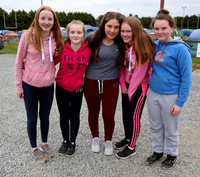 Emma, Fiona, Alisha, Sarah and Niamh