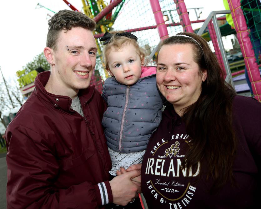 Lee Connolly with Mackenzie and Nikita Murphy
