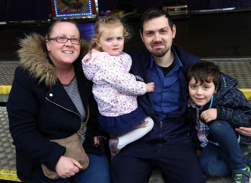 Ursula McDonald with Teagan, Mark and Morgan Dolly