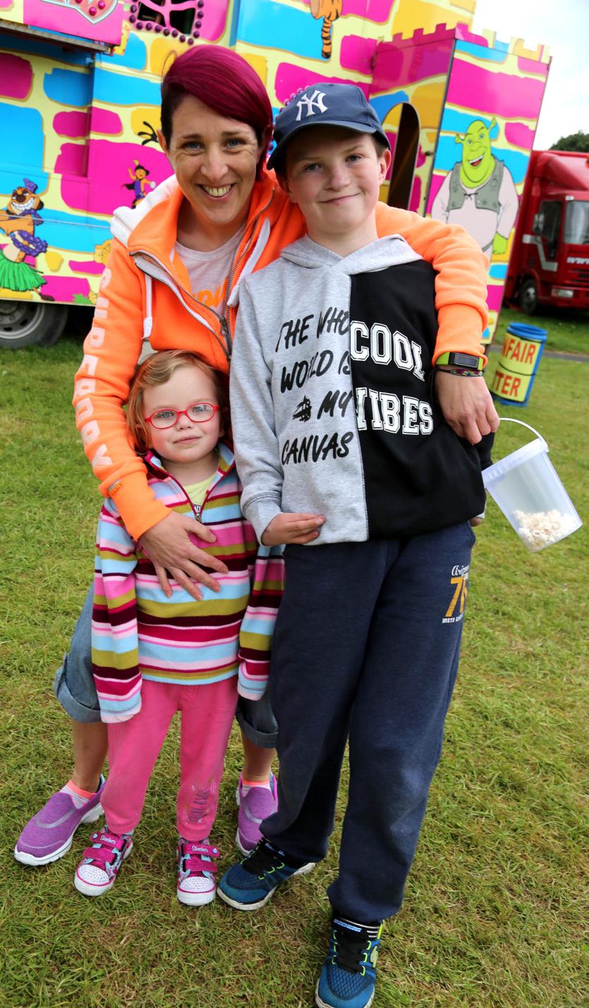 Zoe, Yvonne and Callum Carey