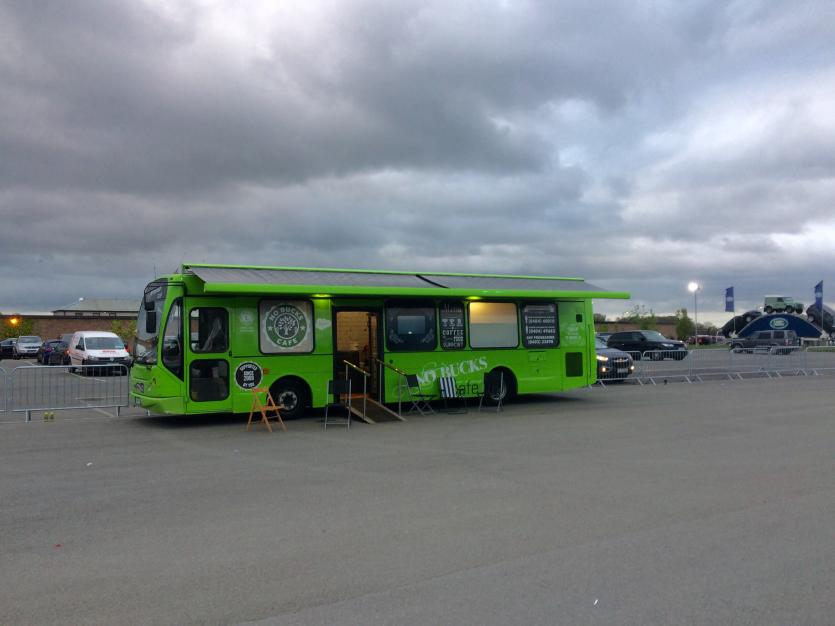 No Bucks Cafe Tiglin's Outreach bus at Punchestown