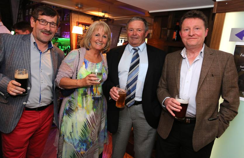 Alfie and Ann Acheson with Gordon Black and Mick Barry