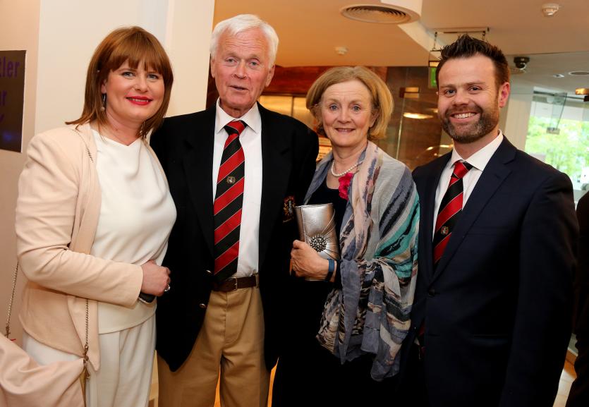 Joe Flanagan with Shirley Flanagan, Kathleen King and Brian Flanagan
