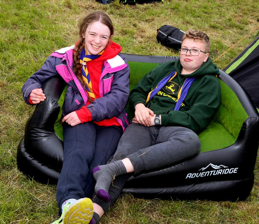 Saoirse Flood and Chara Dunne