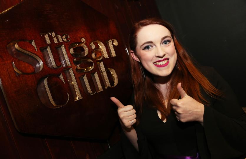 Claire O'Reilly from Maynooth Gospel Choir at the Sugar Club