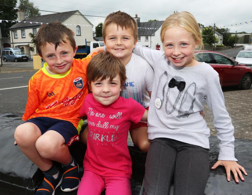 Lowrey O'Mahony and Jack Sexton with Amy and Louise O'Mara