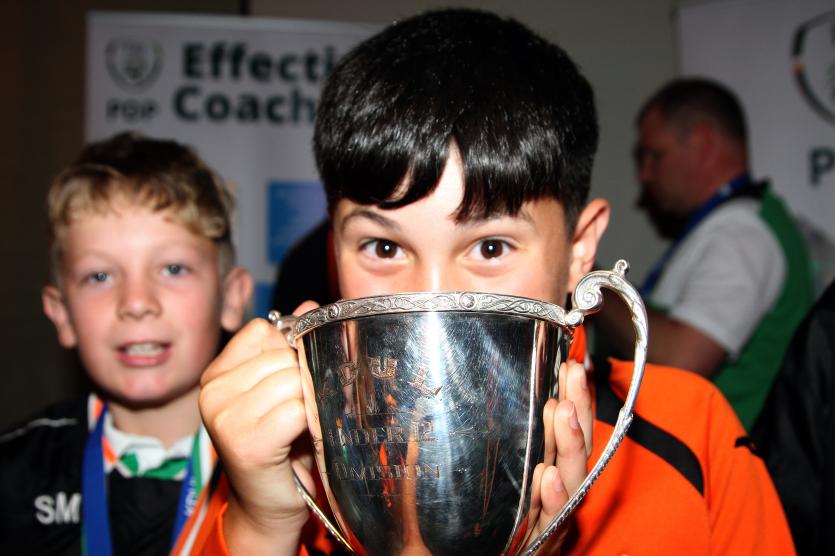 Aaron Conway with the League Cup