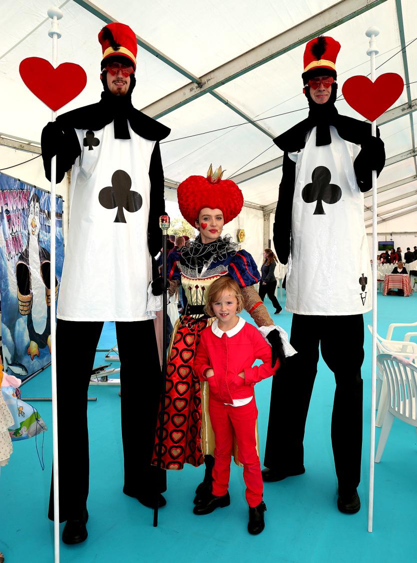Karolina Kerins with the Queen of Hearts