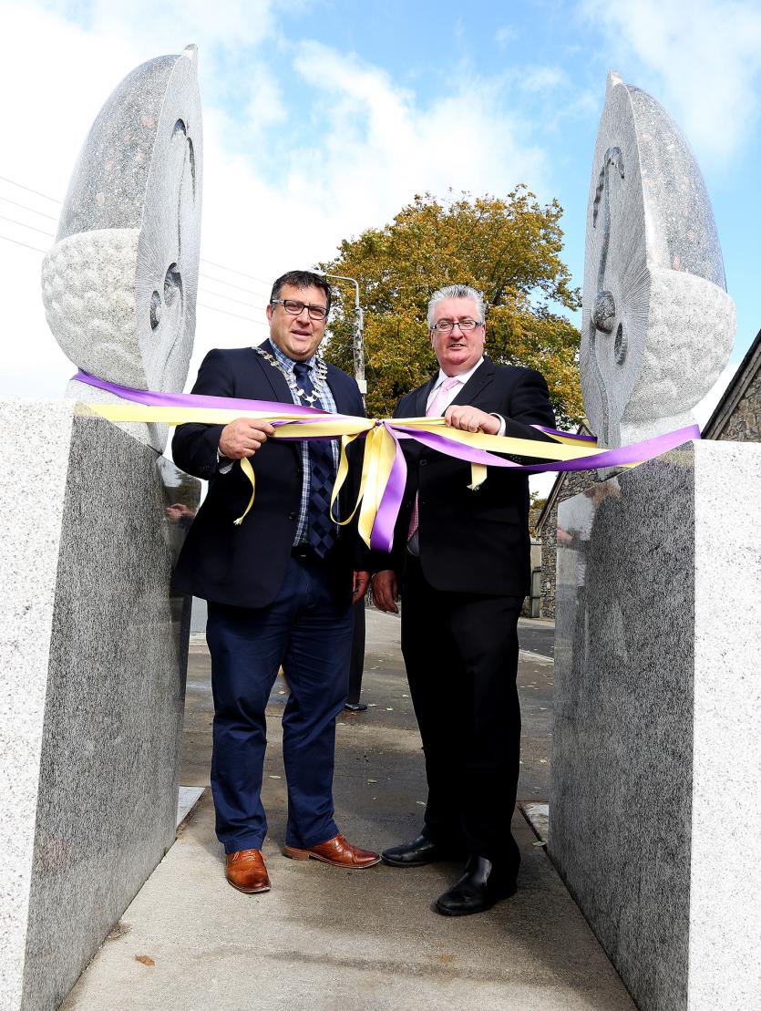 Mayor of Kildare Cllr Martin Miley and Cllr Murty Aspell