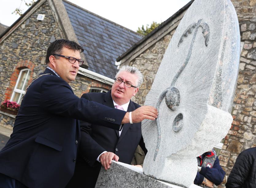 Mayor of Kildare Cllr Martin Miley and Cllr Murty Aspell